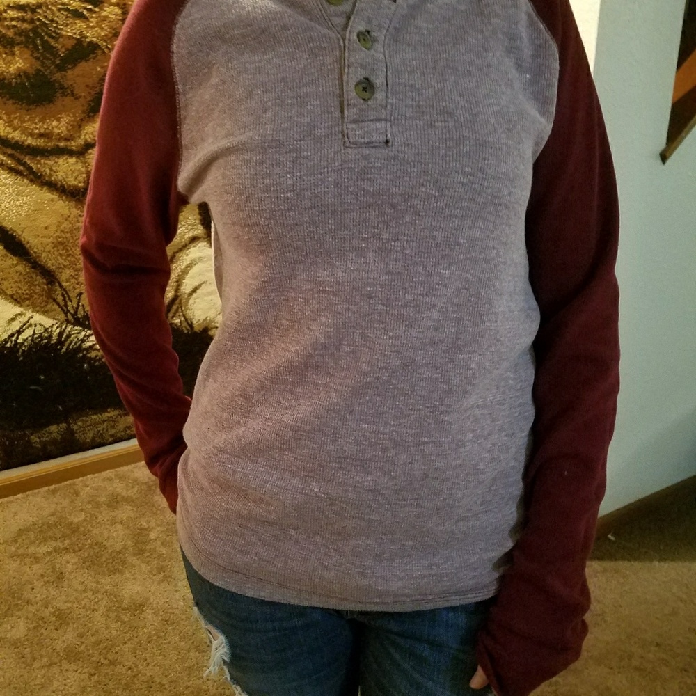 Aeropostale Long sleeve boyfriend shirt